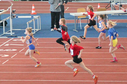 Leichtathletik Wettkampf Sprint