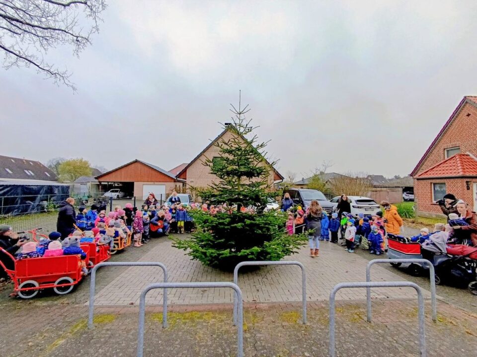 Tannenbaum schmücken mit der KITA